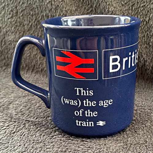 British rail blue - mug, double
