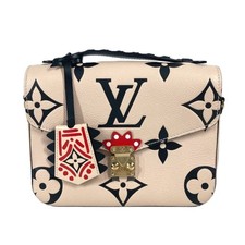 LOUIS VUITTON M45384 LV Crafty Monogram Empreinte Pochette Metis Bag Shoulder Cr