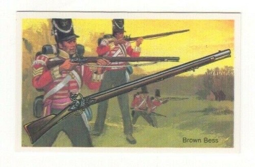 1982 firearm card brown - 1982, card.