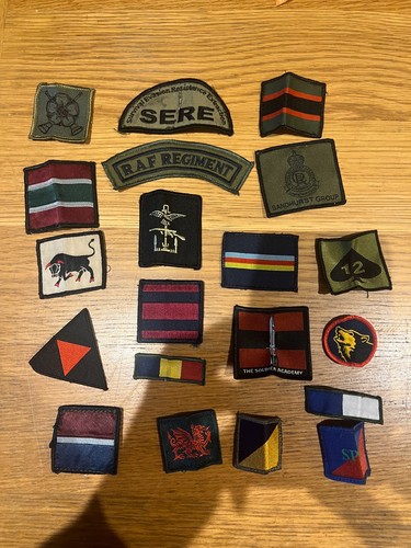 Various military cloth - military, badges