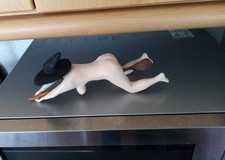 Nude flying witch