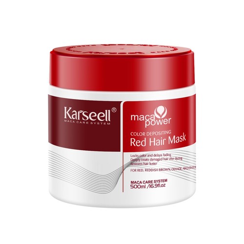 Karseell red hair mask - red, colour
