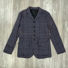Pretty Green Plaid Suit Jacket/Blazer - Medium - Mixed Blue Tones. BNWT
