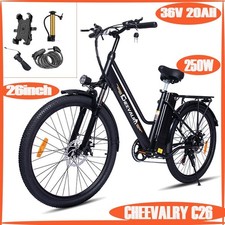 Cheevalry C26 Electric Bike 36V 20AH 26''Commuter City Bike OffRoad Mountainbike