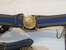 Royal Air Force Ceremonial Sword Belt with RAF Buckle, Long & short slings - 44"