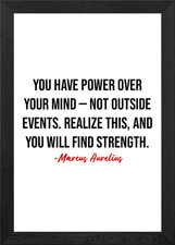 Marcus Aurelius Quotes Framed