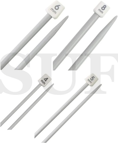 Knitting needles single - needles, point