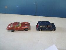 old corgi chevrolet corvette stingray car +austin mini police van