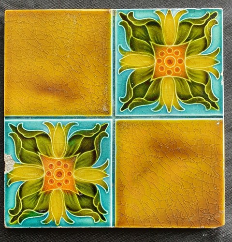 Art nouveau tile - nouveau,