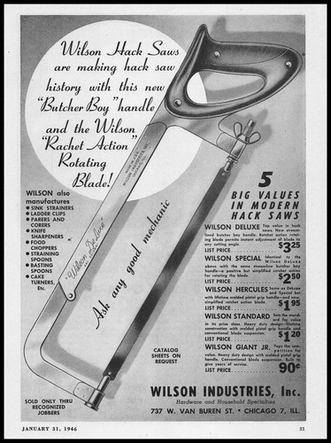 1946 wilson industries - industries, inc