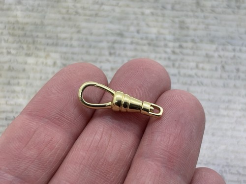 Gold plated dog - plated, clip