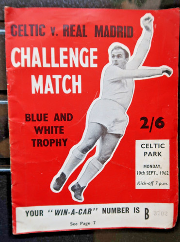 Celtic real madrid 1962 - madrid,