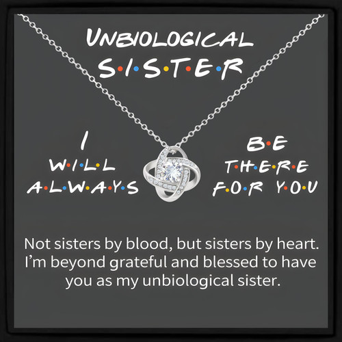 Unbiological sister necklace - unbiological,