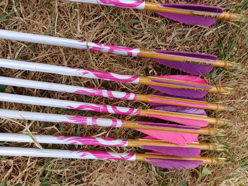 Used wooden arrows 23 25 - wooden,