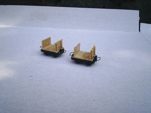 Roco 009 hoe flat wagons - , with