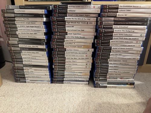 Ps2 games amazing joblot - games,