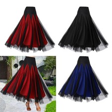 Women Ballroom Dance Skirt Big