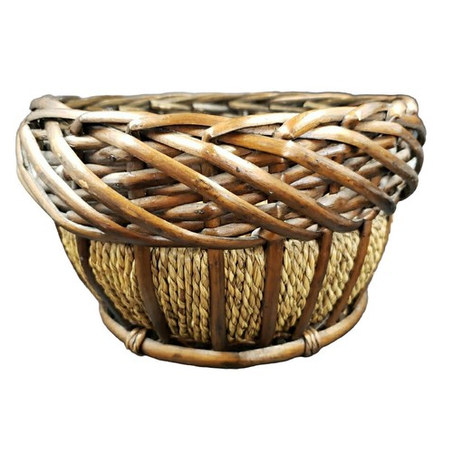 Round planter basket - planter, boho