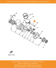 Yamaha pin piston - yamaha, pin,