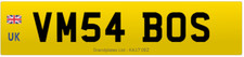 VM PRIVATE NUMBER PLATE VM54