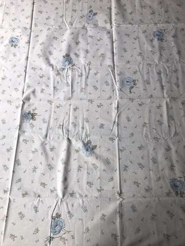 Vintage floral bows blue - floral,