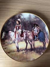 American Indians Journey Home SUPERB Vel Miller Franklin Mint Collectors Plate