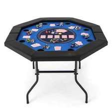130cm Foldable Poker Table for