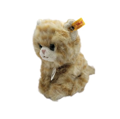 Steiff sitting orange tabby - steiff,
