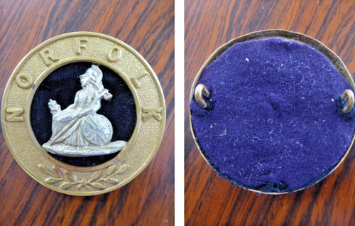 Antique norfolk regiment - norfolk,