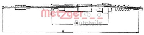 Original metzger cable pull - cable,