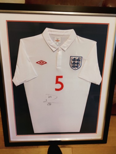 Framed rio ferdinand - rio, signed