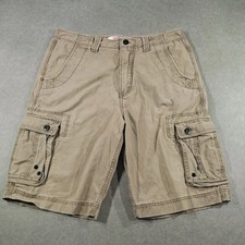 O'Neill Mens Cargo Combat Shorts W36 L11.5 Heavy Duty Cotton Stone Beige Holiday