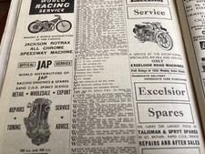 ALEC JACKSON J.A.P ROTRAX SPEEDWAY EXCELSIOR ADVERT MOTORCYCLE MAGAZINE ARTICLE