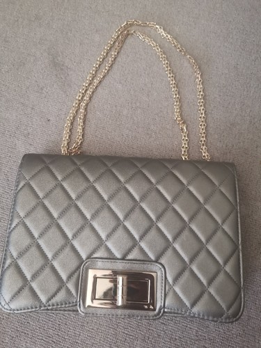 Metallic clutch bag - clutch,