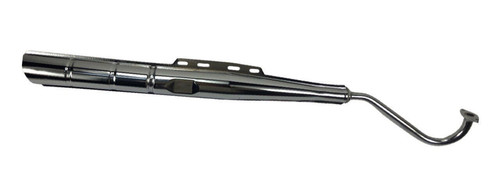 32in moped exhaust chrome - 23/32in,