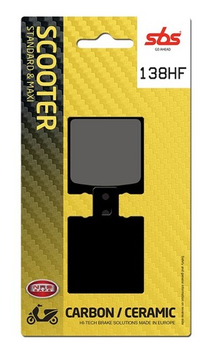 Sbs 138hf brake pads rear - brake,