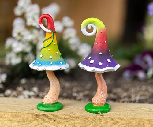 Mushroom garden ornament - mushroom,