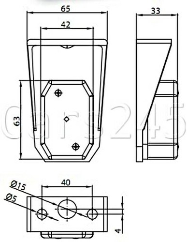 Clearance light reflector - light,
