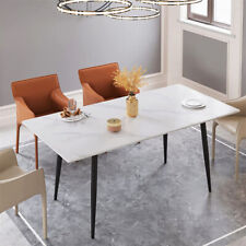 Marble High Gloss White Dining