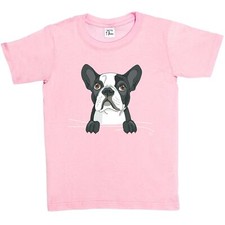1Tee Kids Girls Peeking French