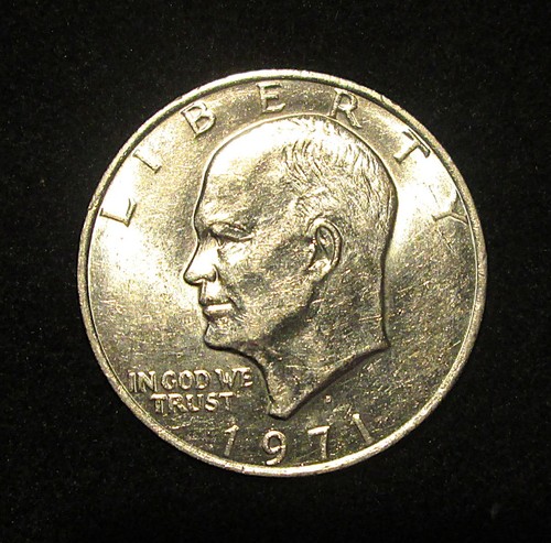 1971p ike dollar from apollo - from,