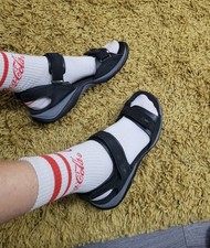 Womens Clarks Springers Adjustable Nubuck Walking Sandals Size 7.5 EU 41.5