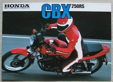 HONDA CBX250RS Motorcycle Sales Brochure c1985    2C4001