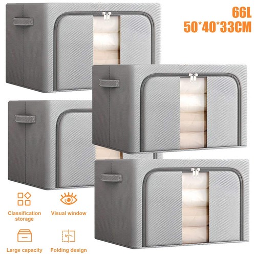 Grey 66l extra large storage - 66l,
