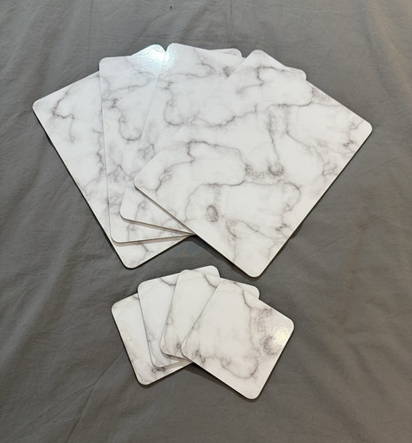 8pc marble pattern plastic - pattern,