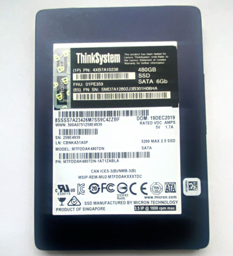 480gb 5in internal ssd - internal, sata