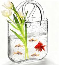 Purse Vase for Flowers, Unique