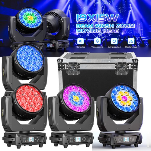 4pcs 19x15w led rgbw - 19x15w,