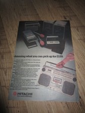 (-0-) HITACHI CASSETTE PLAYER