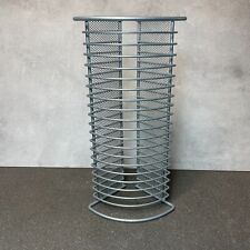 Osco Metal CD Storage Tower Rack | Stores 20 Audio CDs Free Standing | Brand New